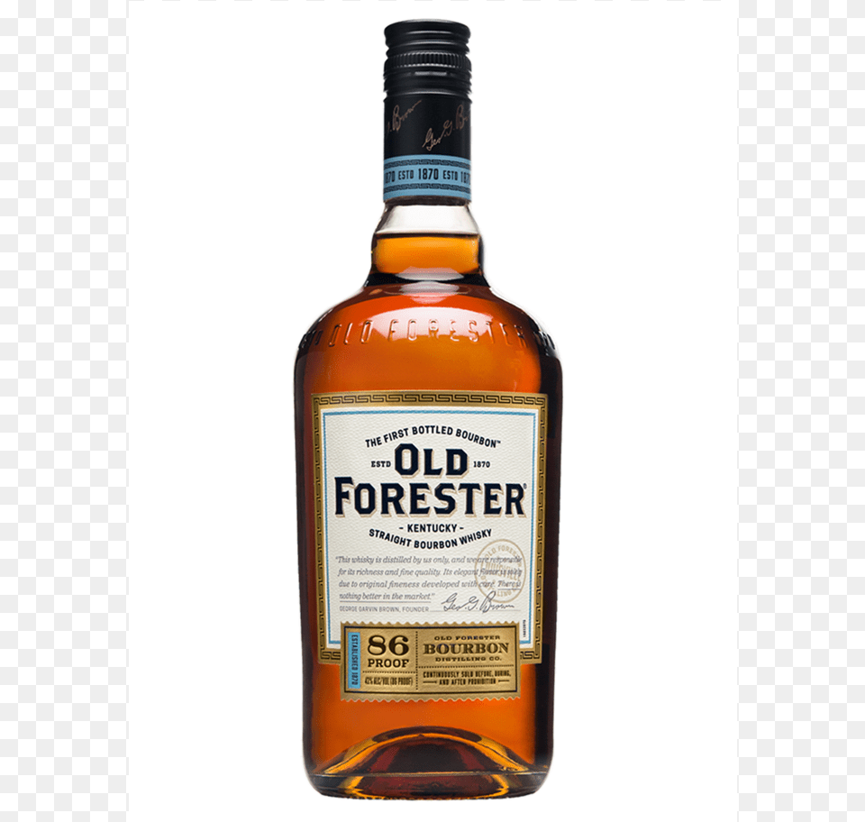 Old Forester Kentucky Straight Bourbon Whiskey Old Forester, Alcohol, Beverage, Liquor, Beer Free Png Download