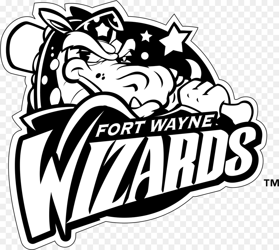 Old Fort Wayne Wizards, Sticker, Logo, Ammunition, Grenade Free Transparent Png