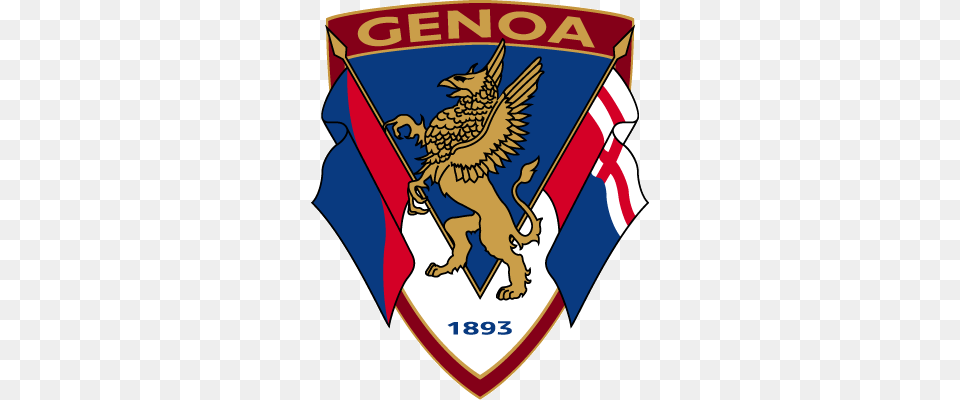 Old Genoa Logo, Emblem, Symbol, Badge, Animal Png