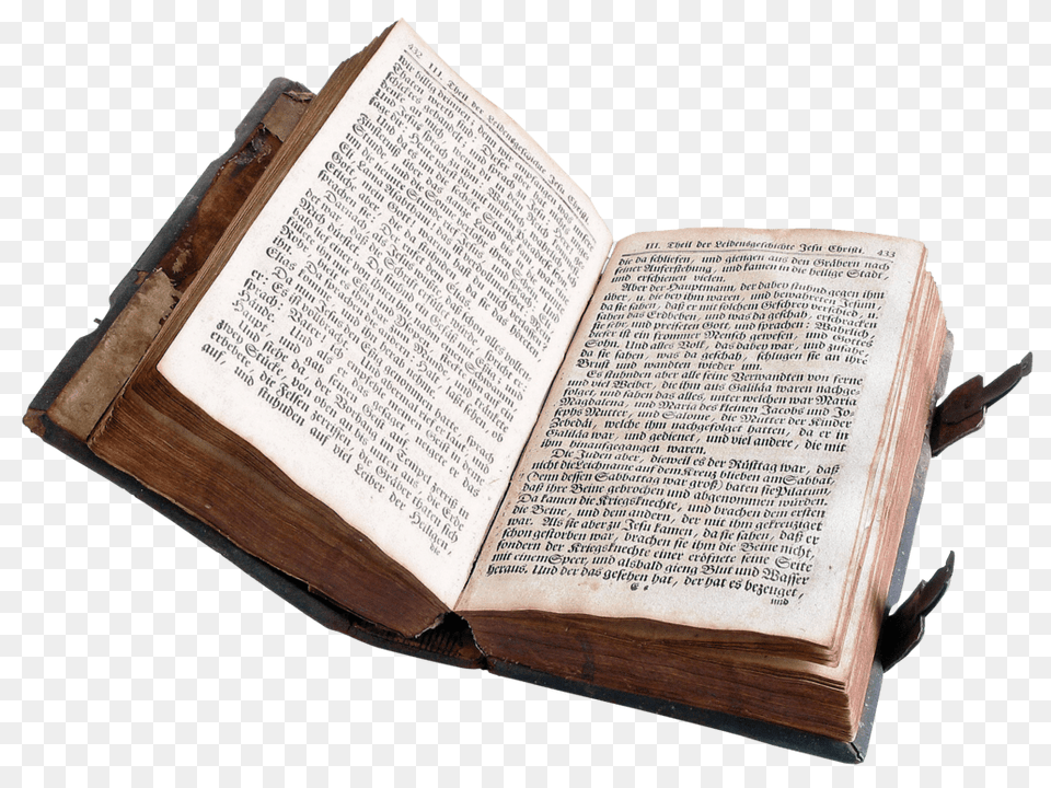 Old German Bible, Book, Page, Publication, Text Png