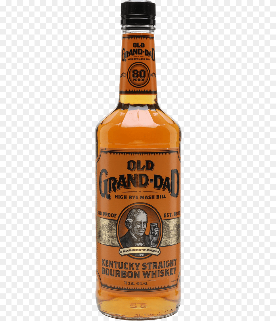 Old Grand Dad Bourbon Old Grand Dad, Alcohol, Beer, Beverage, Liquor Png Image