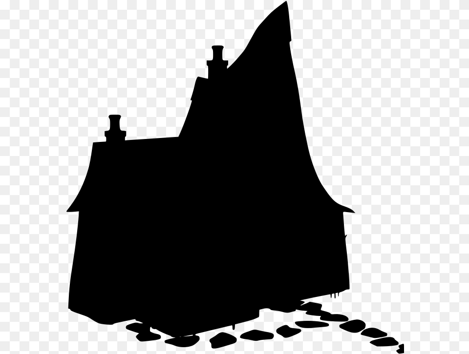 Old House Gray Free Transparent Png