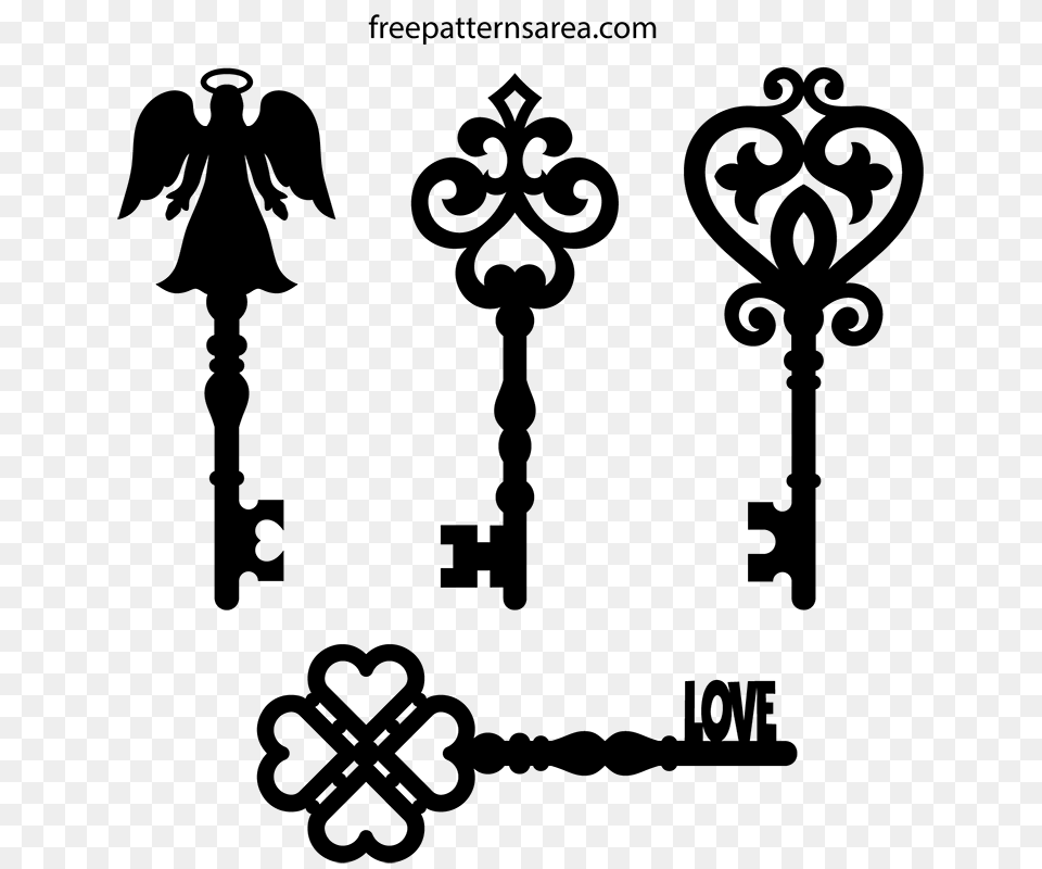 Old Key Clipart Vectors Template Filing And Ornament, Silhouette, People, Person, Lighting Png