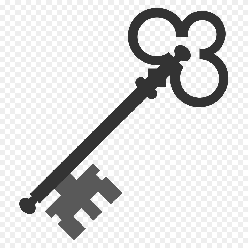 Old Key Emoji Clipart, Mace Club, Weapon Png Image