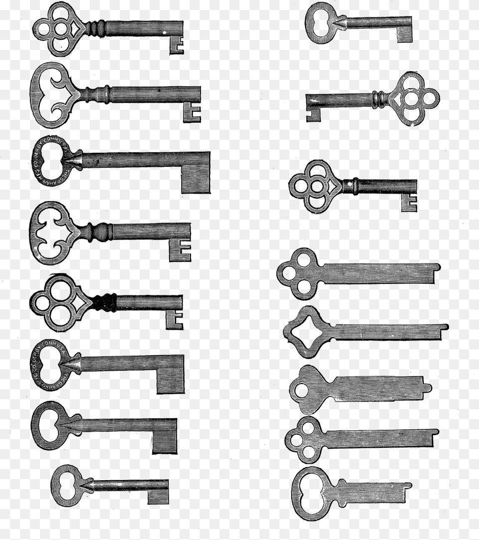 Old Keys Collage, Cutlery, Cross, Symbol, Spoon Png
