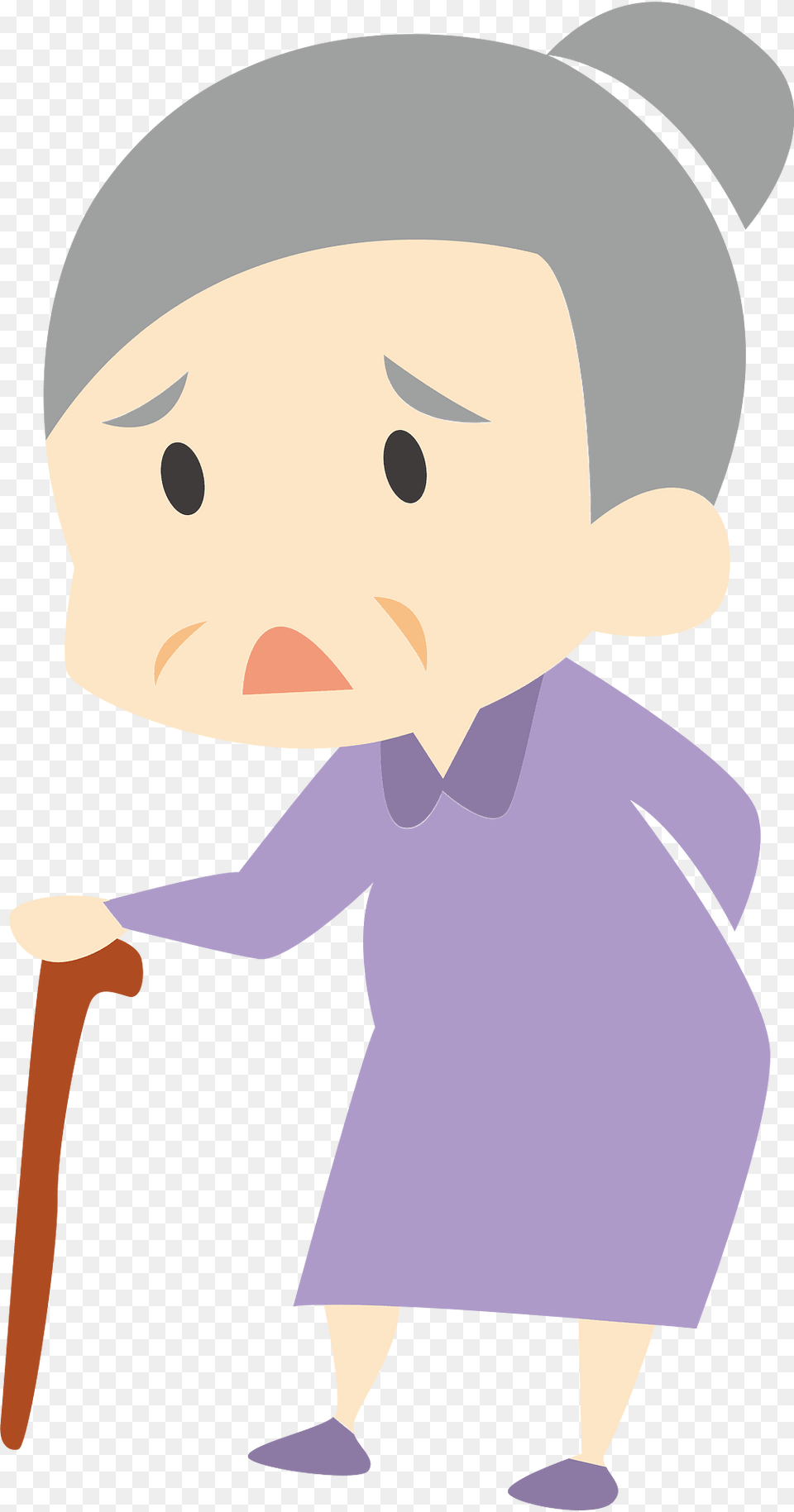 Old Lady Clipart, Baby, Person, Clothing, Coat Png Image