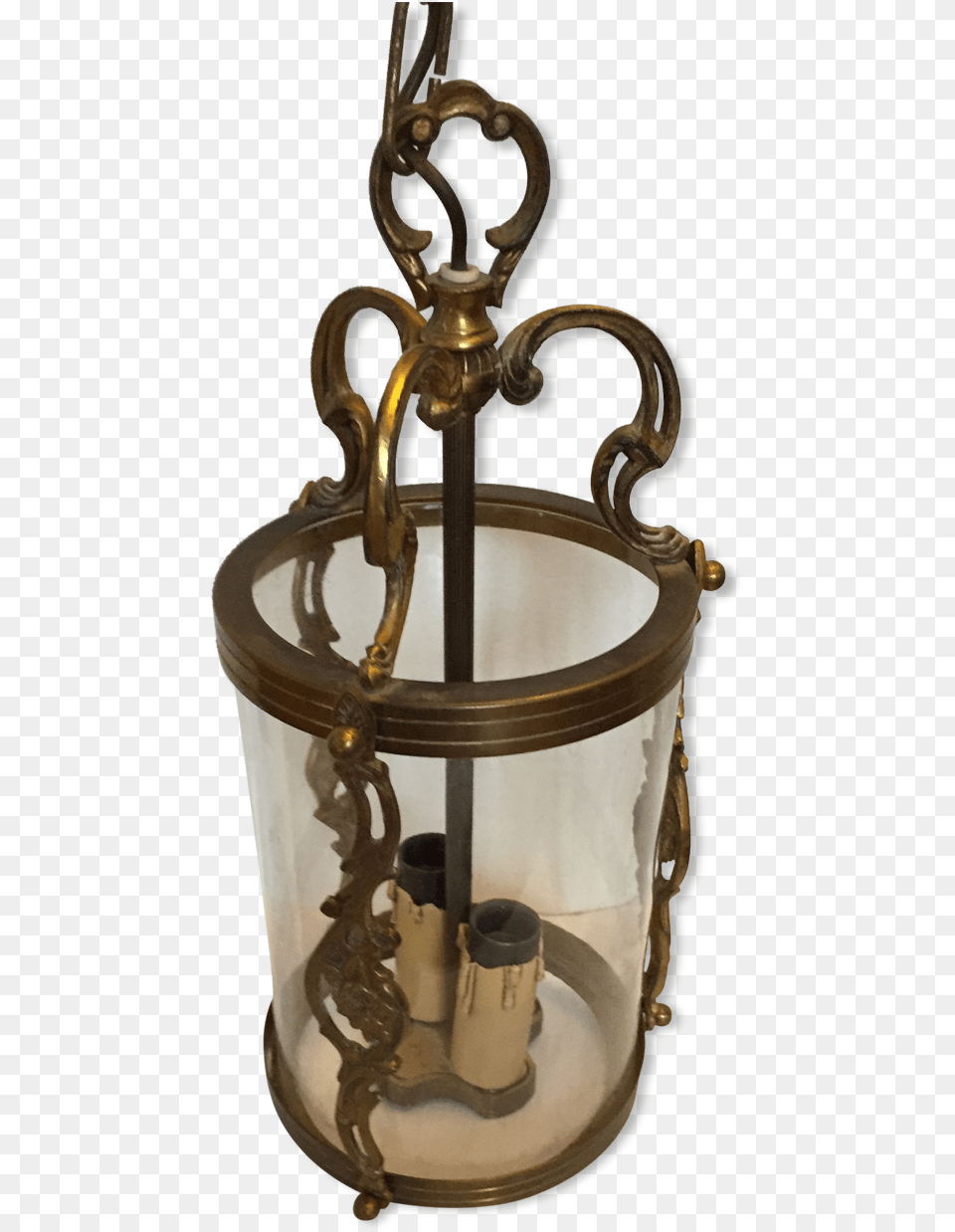 Old Lantern In Bronze And Glasssrc Https Ceiling Fixture, Lamp Png Image