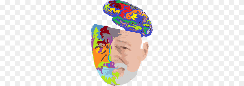 Old Man Art, Painting, Paint Container, Head Free Png Download