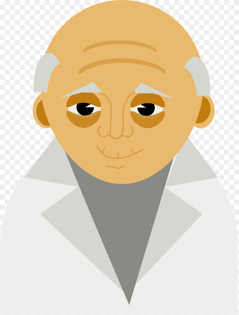 Old Man Clipart, Lab Coat, Clothing, Coat, Photography Free Transparent Png