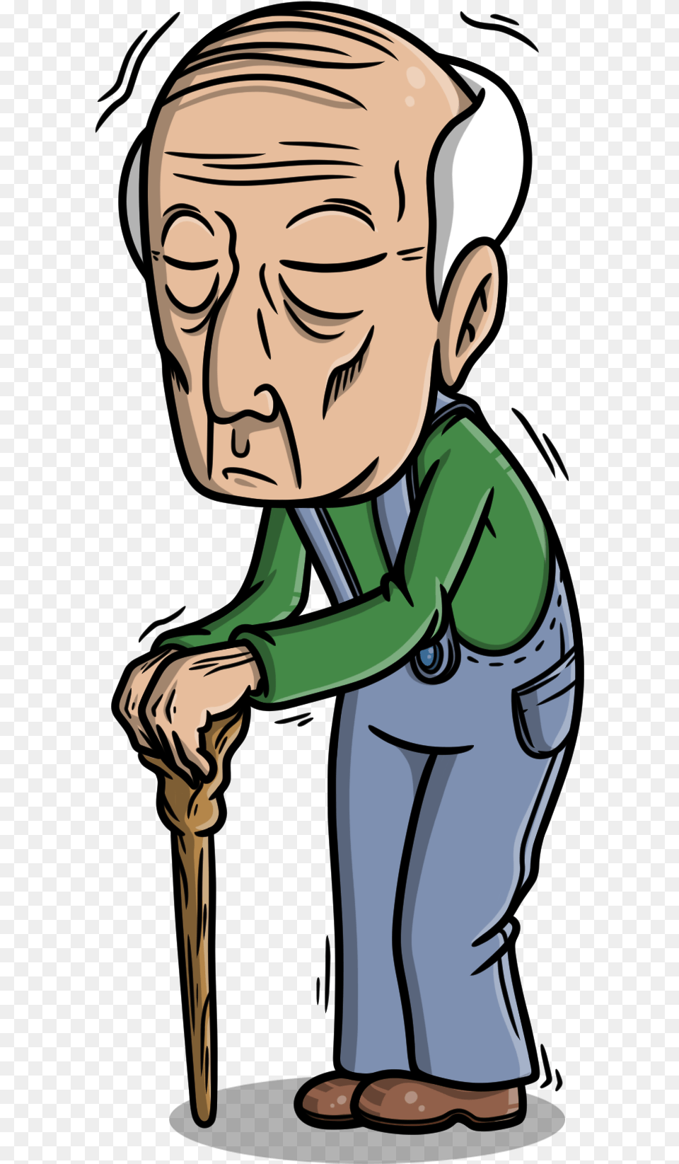 Old Man Cartoon, Adult, Female, Person, Woman Free Png Download