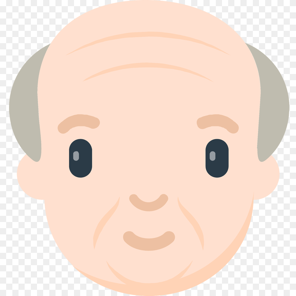 Old Man Emoji Clipart, Face, Head, Person, Photography Png Image