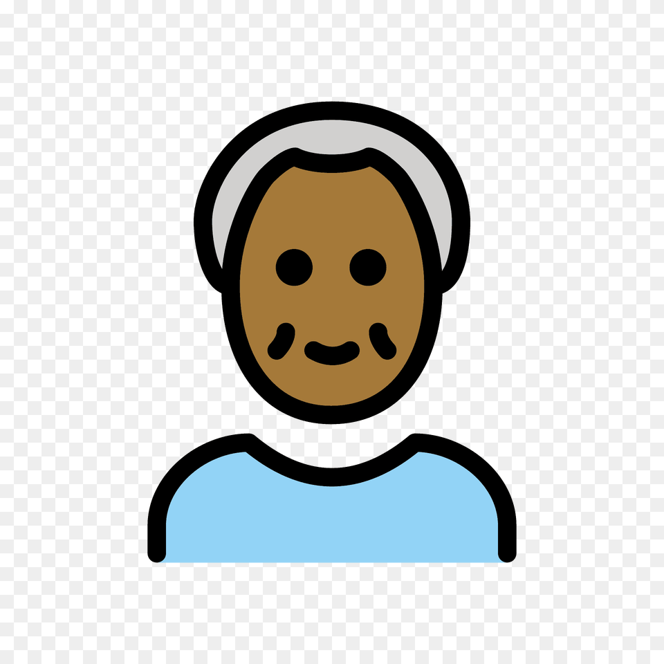 Old Man Emoji Clipart, Head, Person, Animal, Mammal Png Image