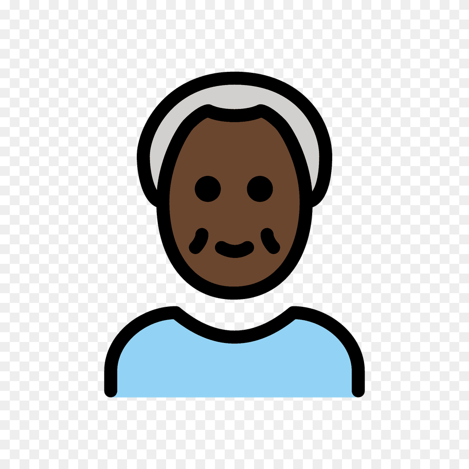Old Man Emoji Clipart, Person, Head, Face, Rat Png Image