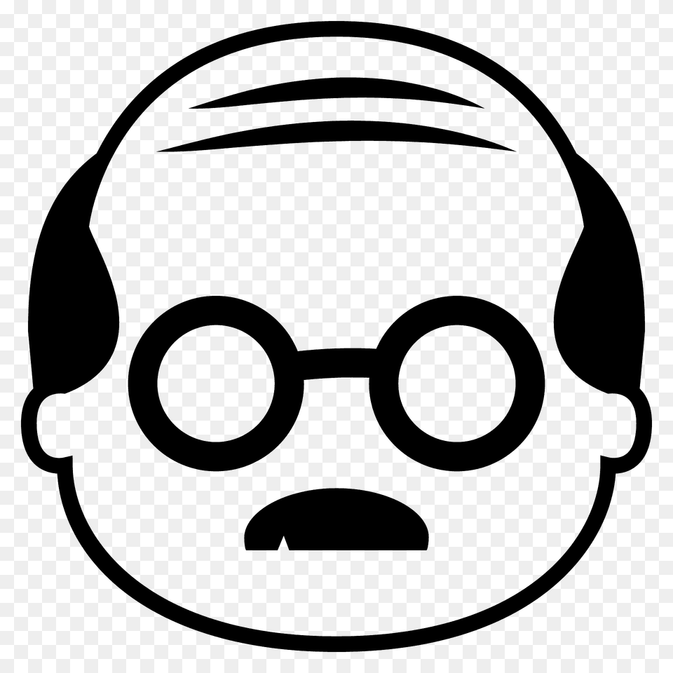 Old Man Emoji Clipart, Accessories, Glasses, Goggles, Disk Free Png Download
