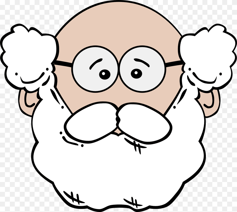 Old Man Face Clipart, Head, Person, Baby Free Png Download