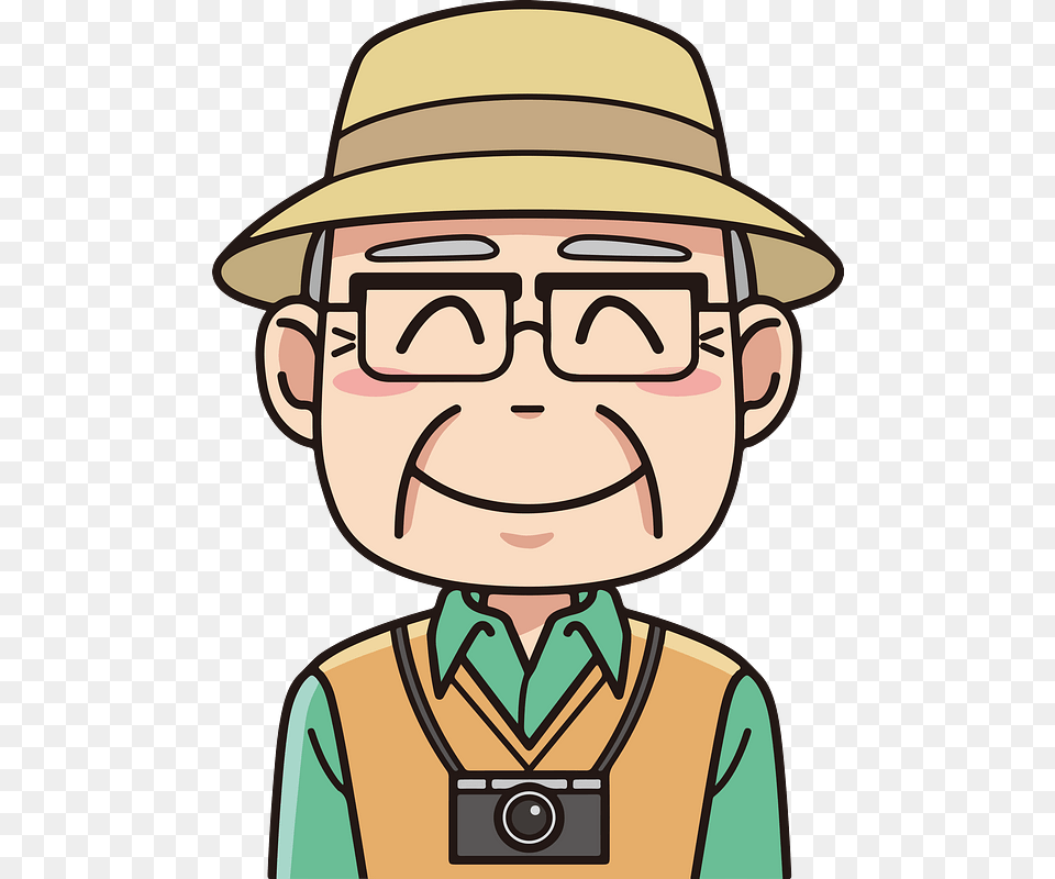 Old Man Grandfather Clipart, Accessories, Clothing, Photography, Glasses Free Png