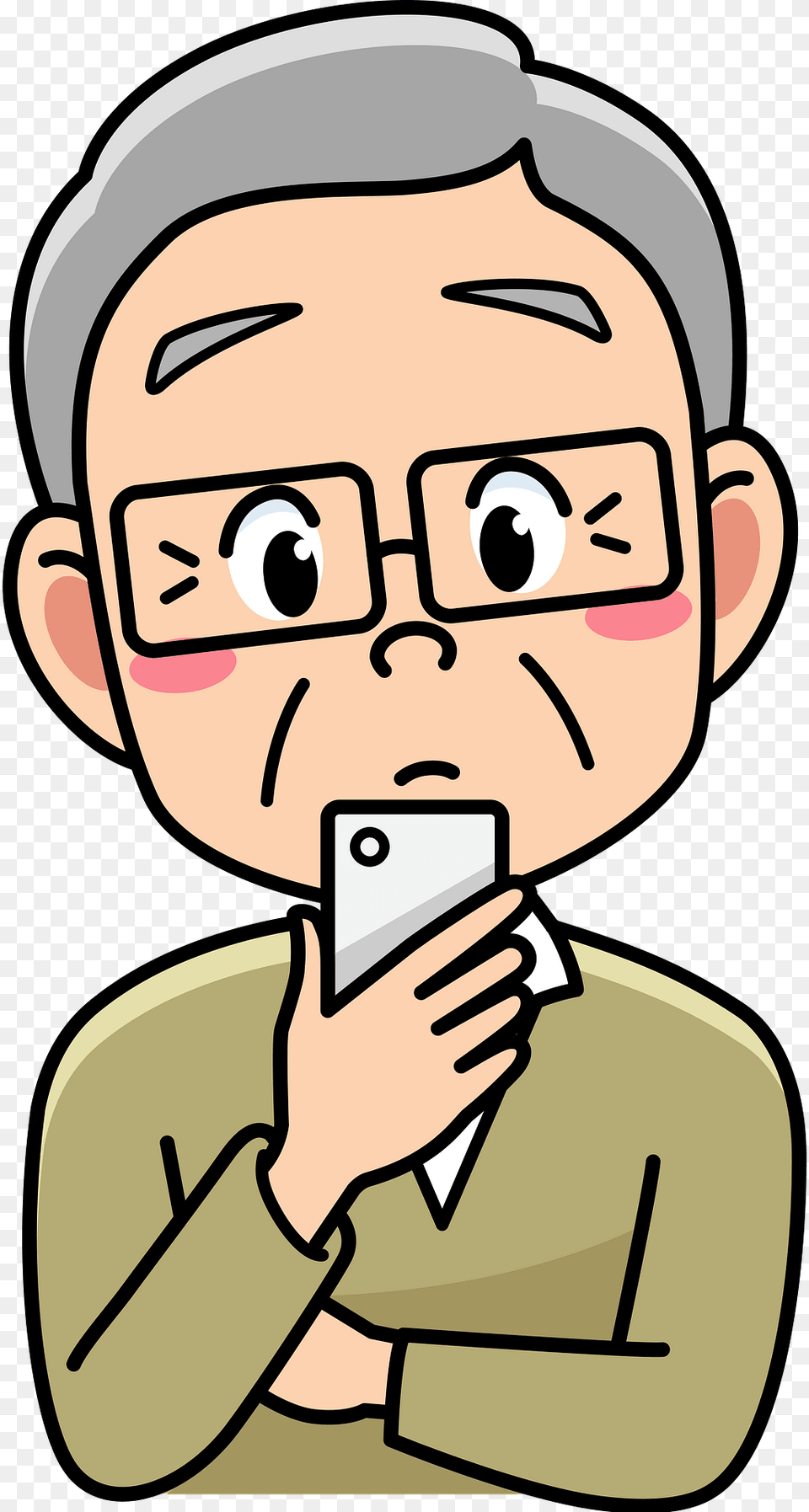 Old Man Grandfather Is Looking, Photography, Accessories, Glasses, Baby Free Png Download
