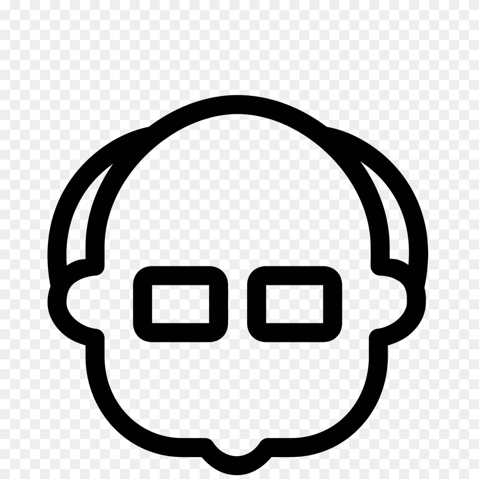 Old Man Icon, Gray Free Transparent Png