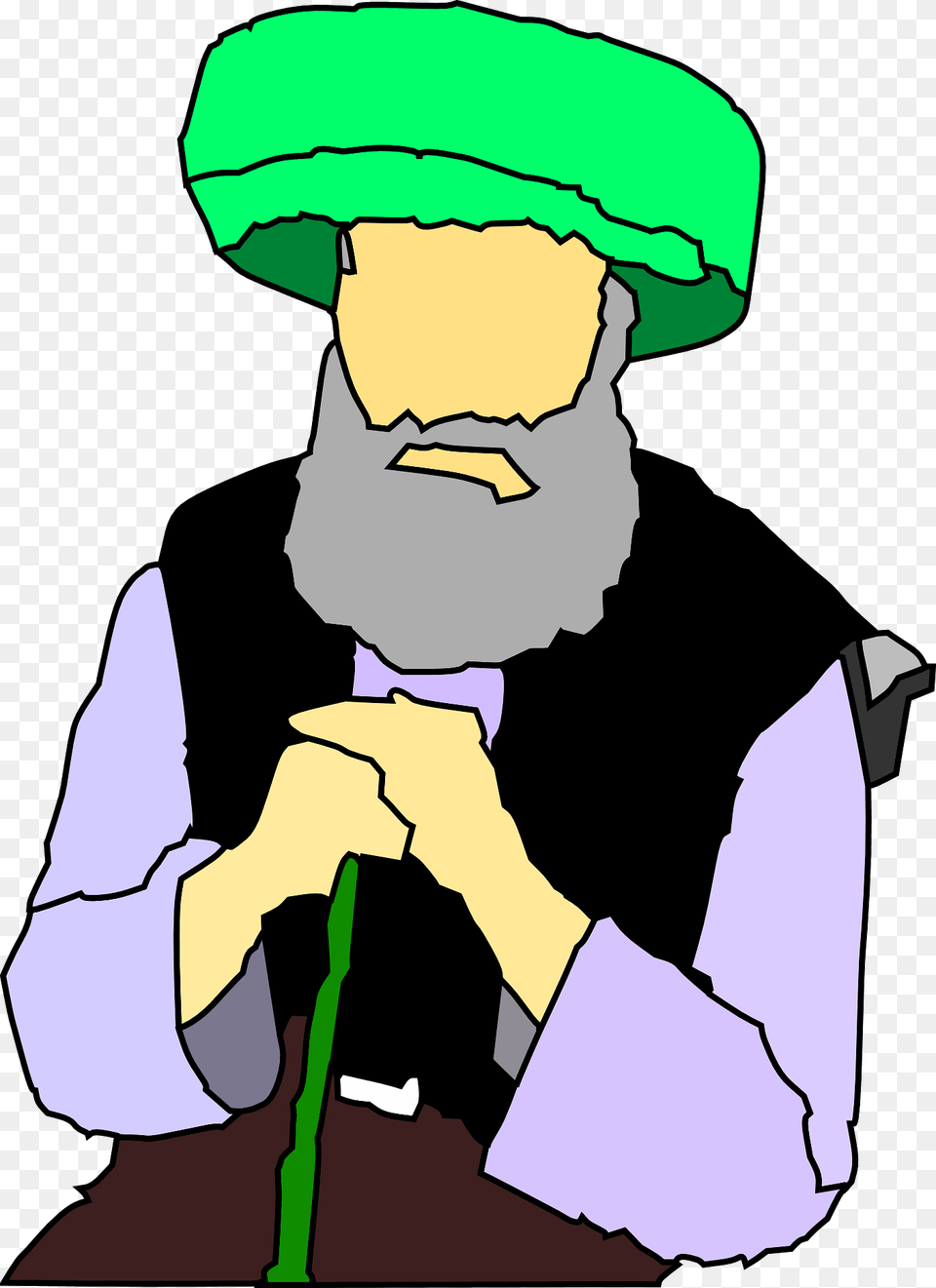 Old Man In Turban Clipart, Baby, Person, Face, Head Free Png Download