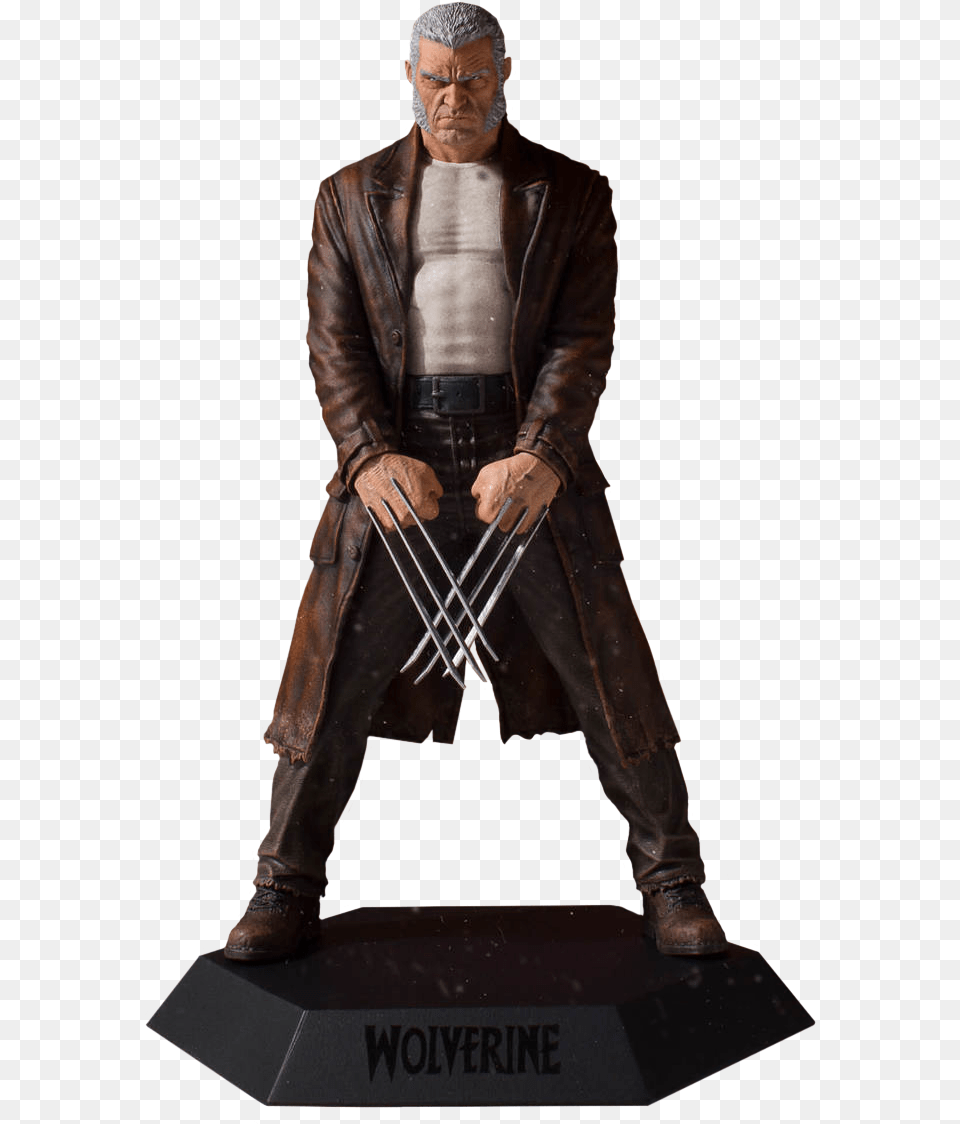 Old Man Logan 3908 Collector39s Gallery 18th Scale Statue Old Man Logan Statue, Clothing, Coat, Jacket, Festival Free Png