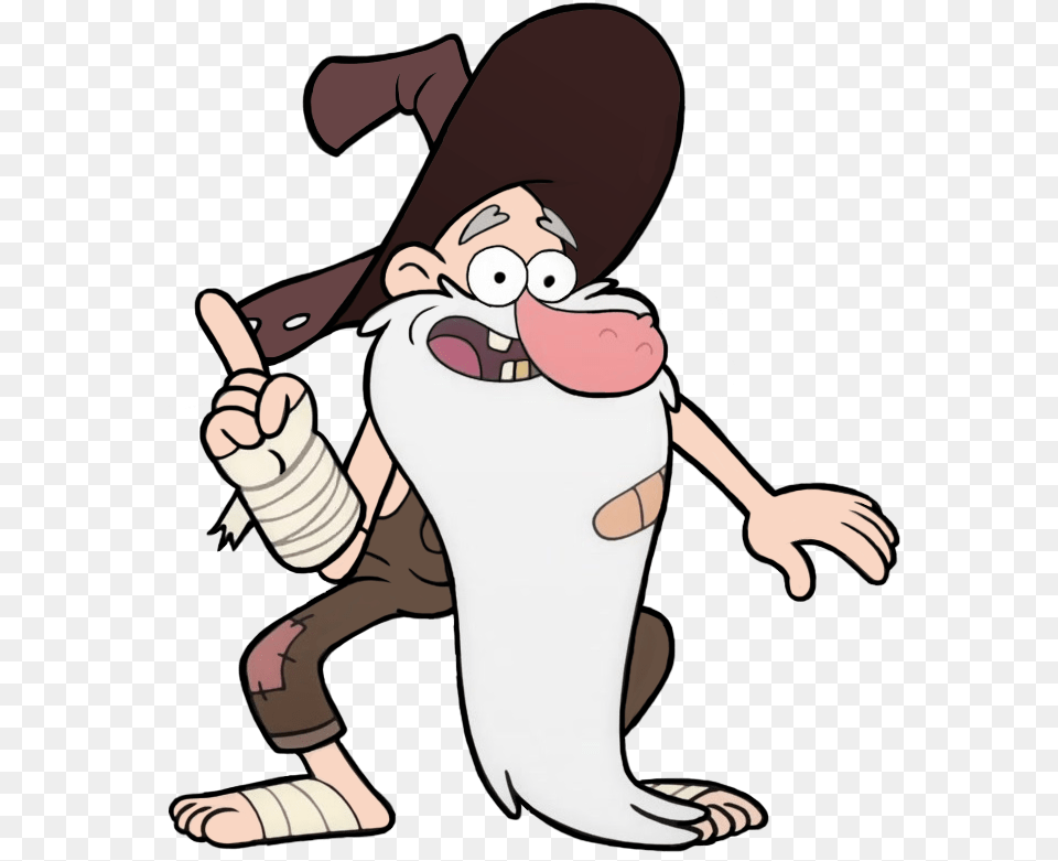 Old Man Mcgucket Finger Up, Baby, Cartoon, Person, Face Free Transparent Png