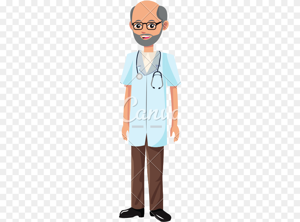 Old Man Medical Doctor Illustration, Photography, Person, Head, Face Free Transparent Png