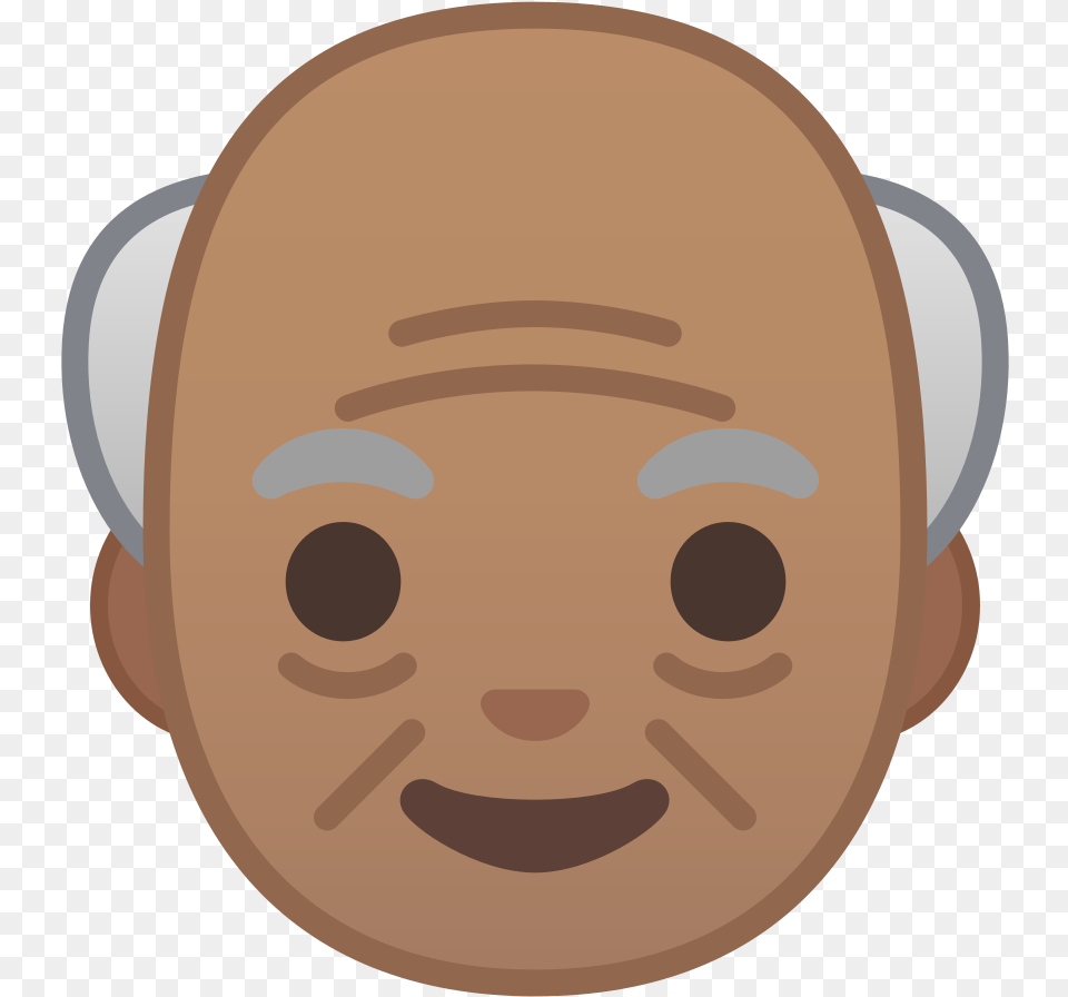 Old Man Medium Skin Tone Icon Old Man Emoji, Face, Head, Person Free Transparent Png
