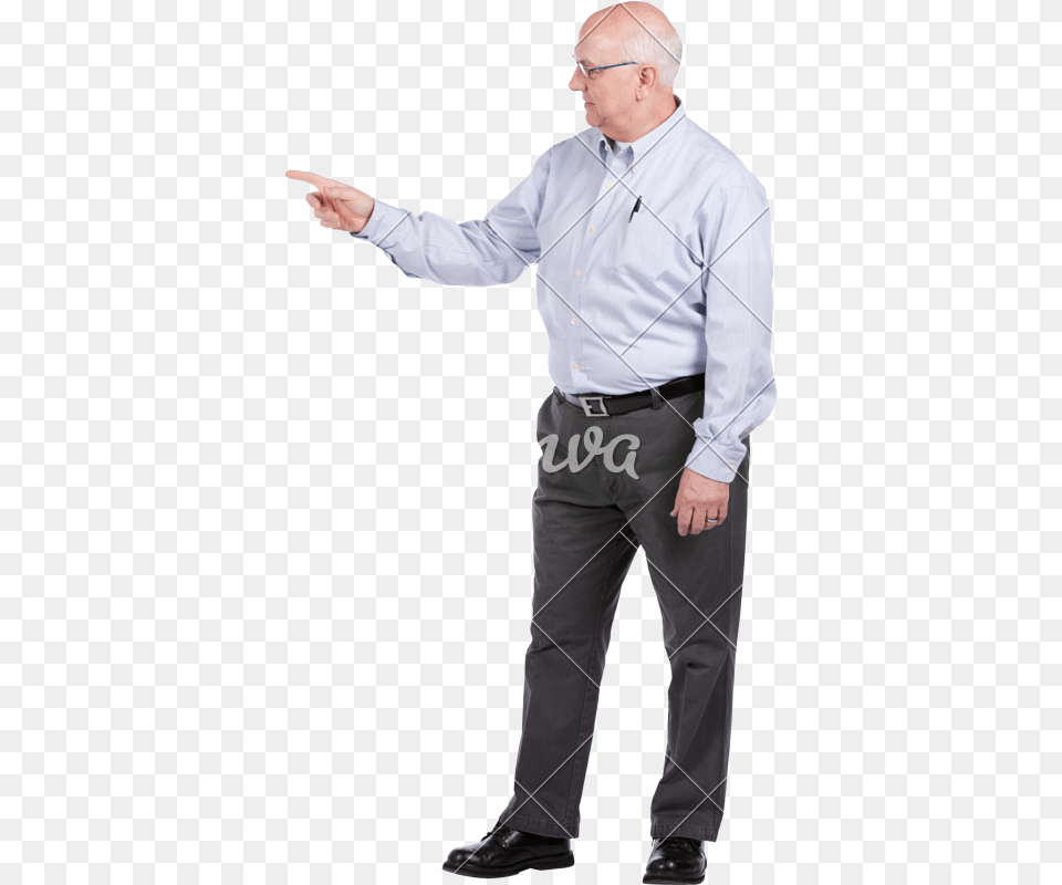 Old Man Standing Pointing, Clothing, Shirt, Person, Adult Free Png Download