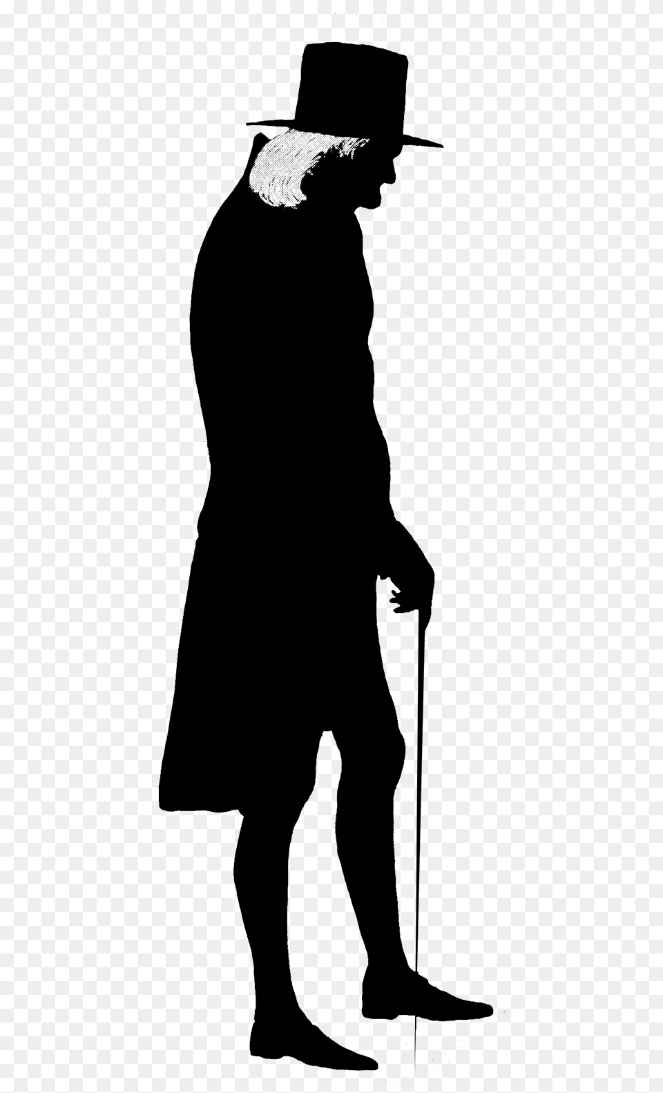 Old Man Transparent Background Clipart Silhouette Old Man, Adult, Male, Person, Clothing Free Png