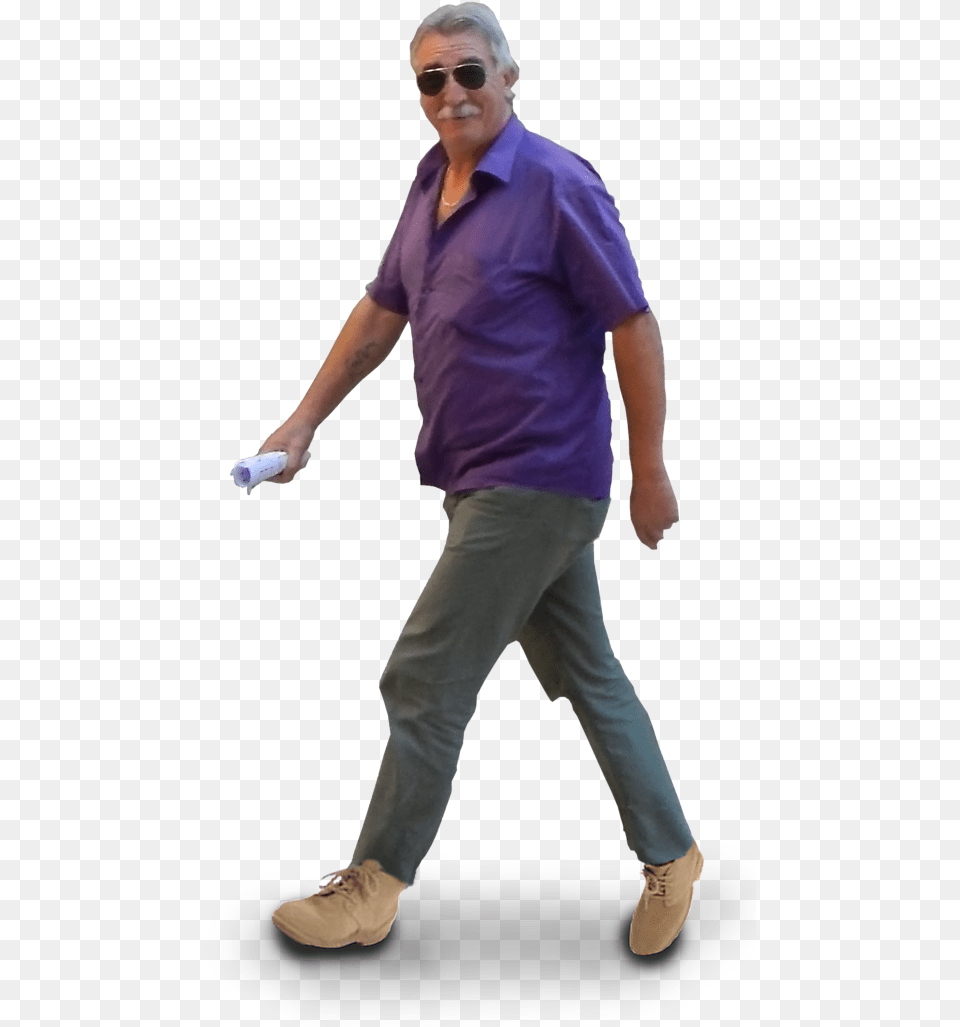 Old Man Walking Alpha Render People Old Man Walking, Person, Pants, Male, Adult Free Png