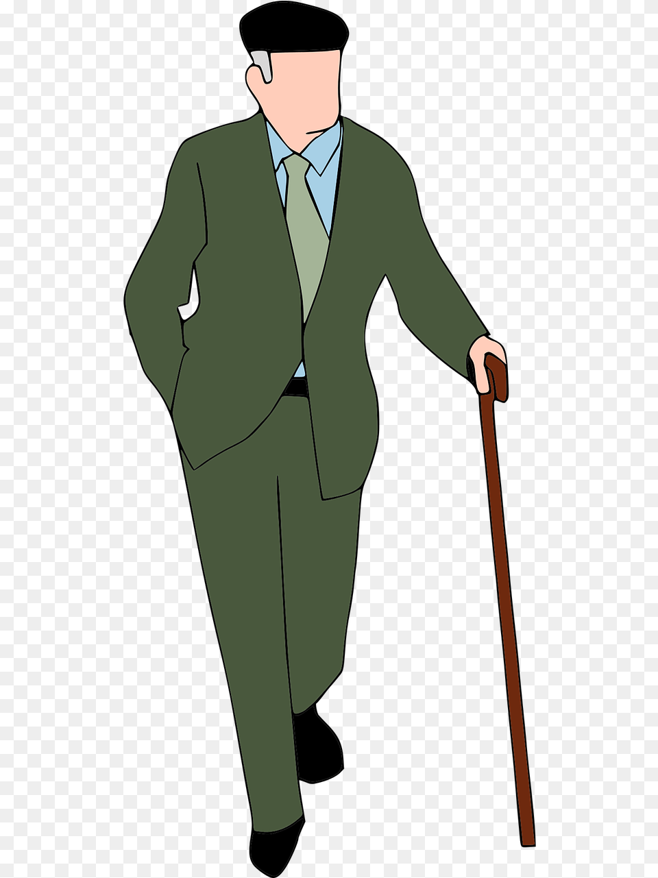 Old Man Walking Vector Old Man, Suit, Clothing, Formal Wear, Adult Free Transparent Png