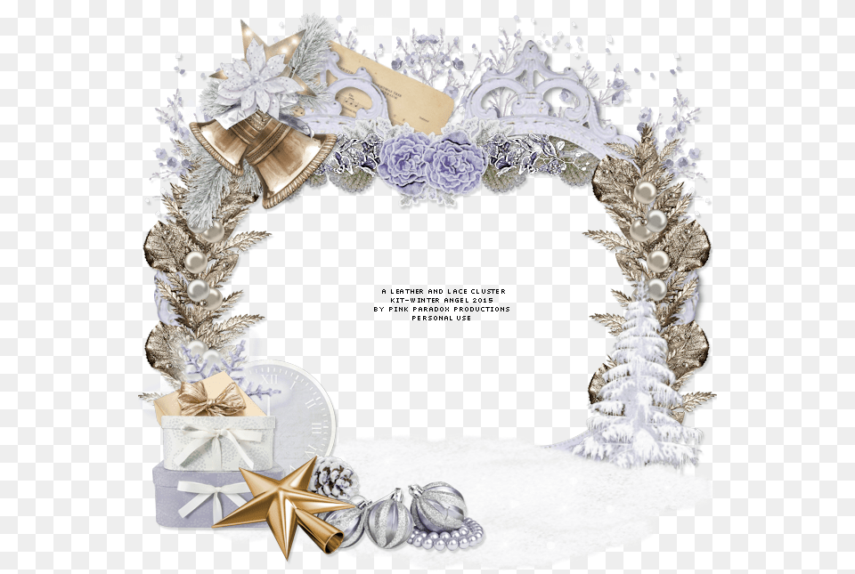 Old Man Winter Tag And Cluster Frame Cluster Frame Winter, Arch, Architecture Free Png