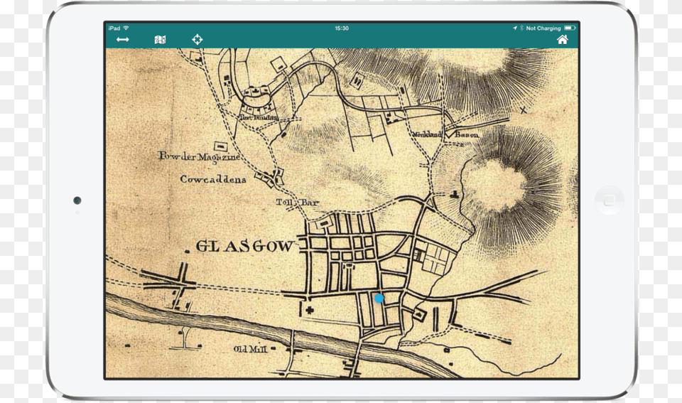 Old Map Ipad Mini Horiz Diagram, Chart, Plan, Plot, Person Png Image