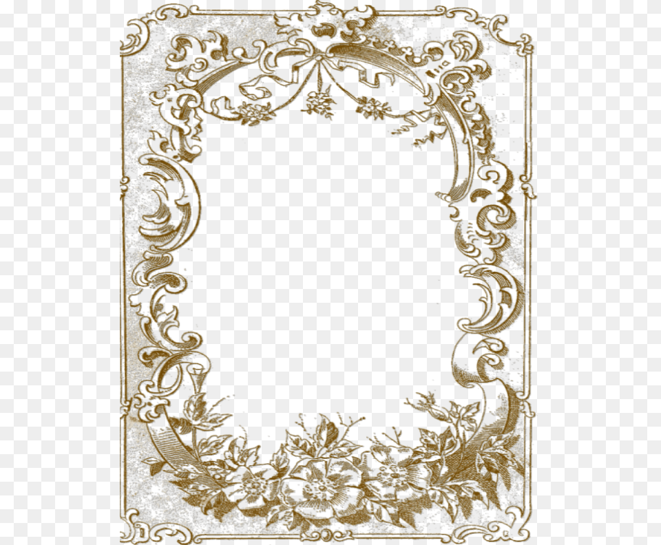 Old Medieval Frame, Home Decor, Art, Floral Design, Graphics Free Png