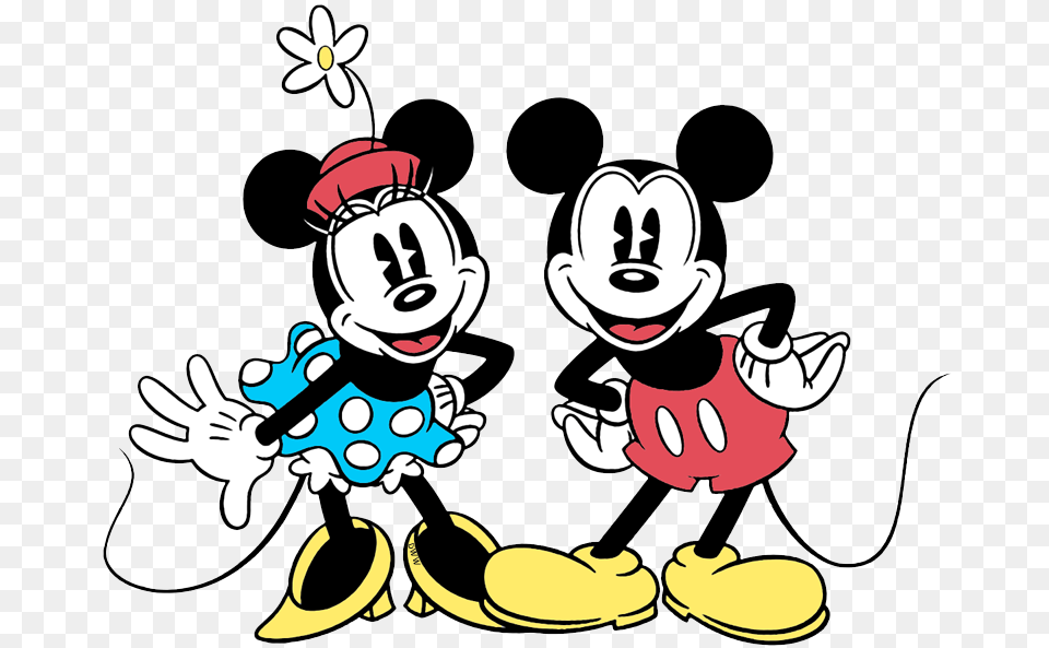 Old Mickey And Minnie, Cartoon, Baby, Person, Face Free Png Download