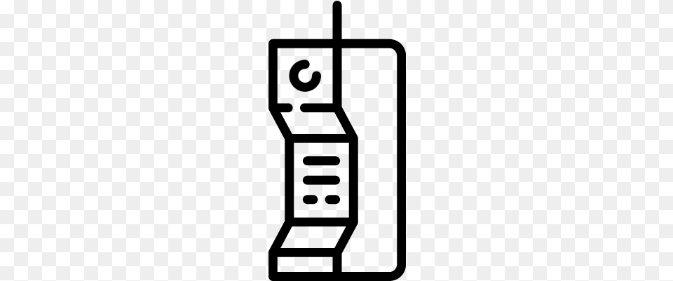 Old Mobile Phone Vector Old Cell Phone Icon, Gray Free Transparent Png