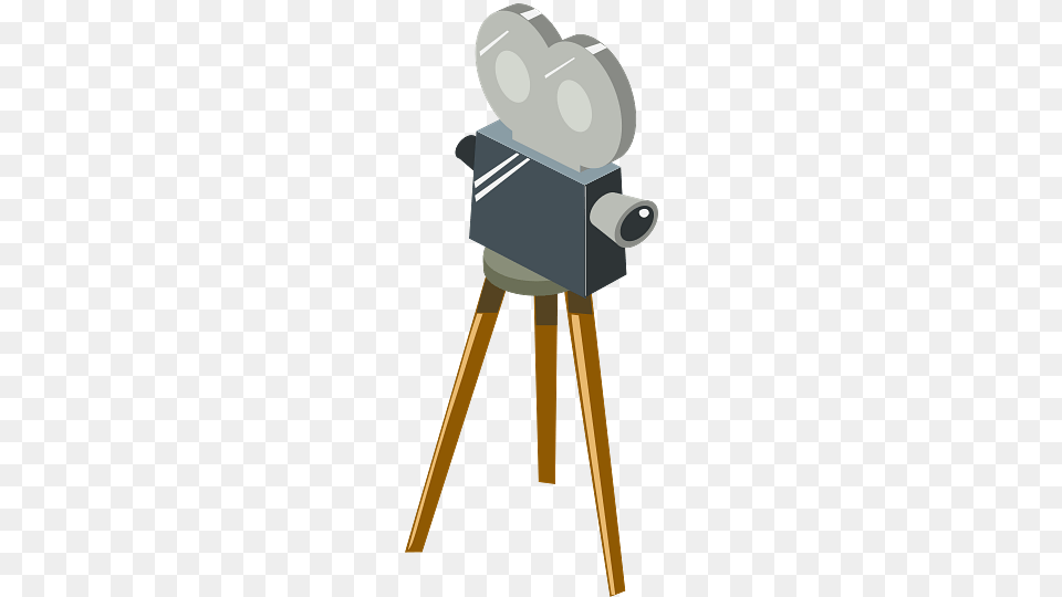Old Movie Camera Clipart, Tripod Free Png Download