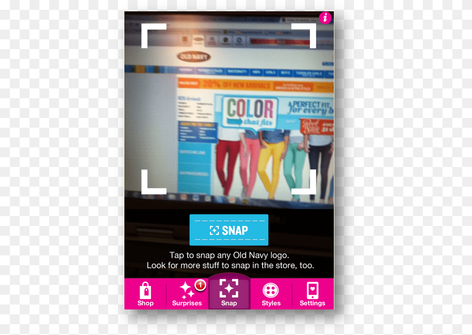Old Navy Shoppers Were Encouraged To Download A Mobile Online Advertising, File, Computer Hardware, Electronics, Screen Free Png