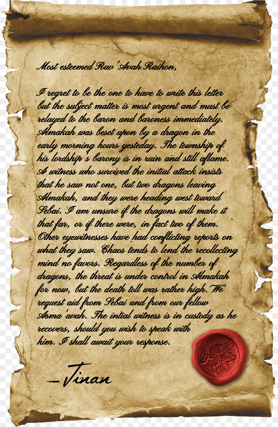 Old Paper Scroll, Text Png Image