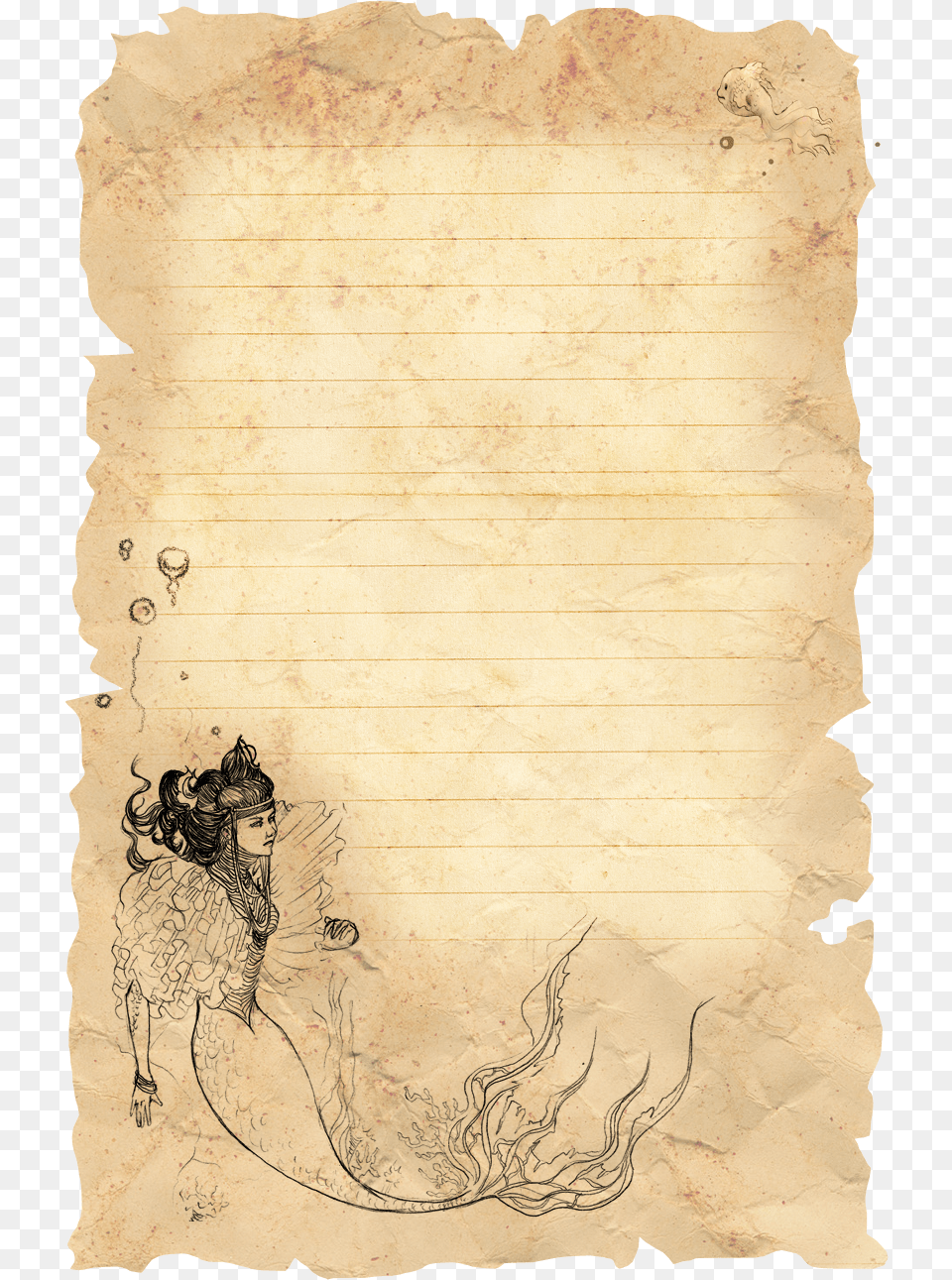 Old Paper Stationery Paper Letter, Page, Text, Person, Face Free Png Download