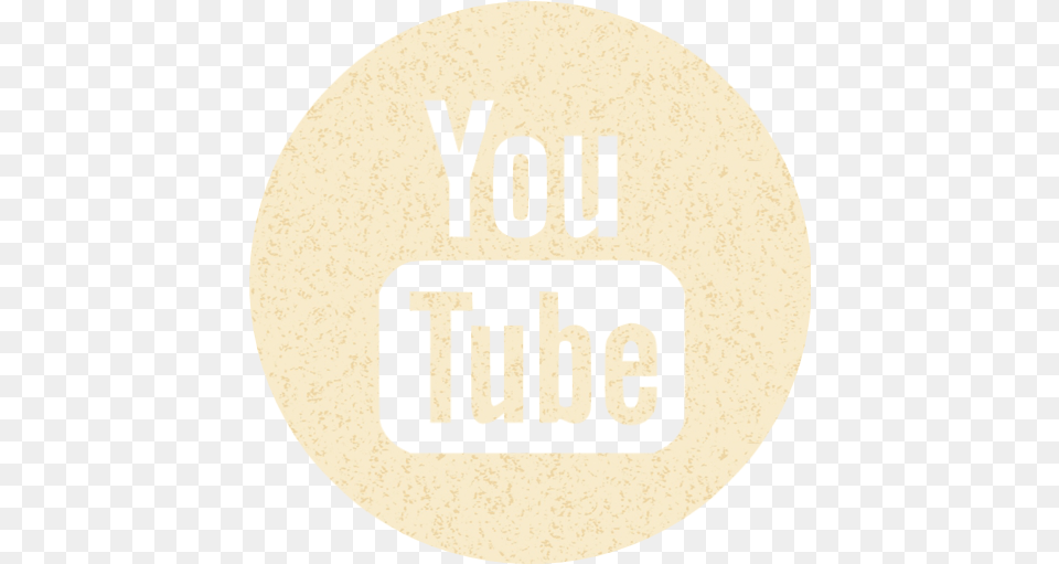 Old Paper Youtube 4 Icon Label, Disk Free Png Download