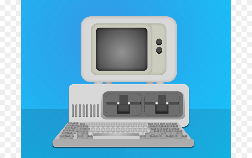 Old Pc Personal Computer, Hardware, Electronics, Computer Keyboard, Computer Hardware Free Png Download