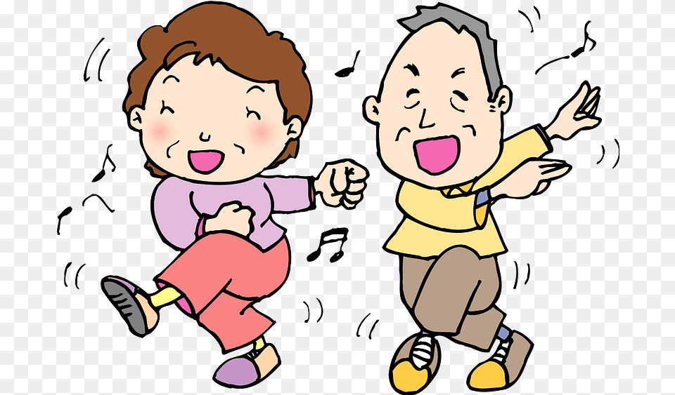 Old People Are Dancing Clipart Transparent Dance Clipart Public Domain, Baby, Person, Face, Head Free Png Download
