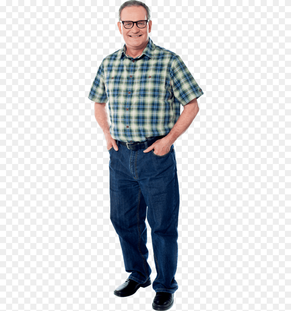 Old People Old Person Background, Standing, Jeans, Pants, Clothing Free Transparent Png
