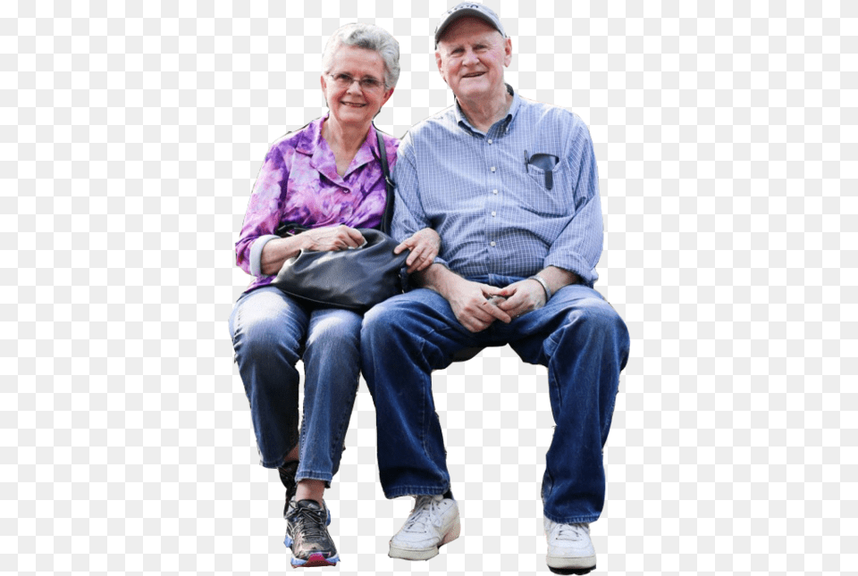 Old People Sitting, Sneaker, Footwear, Pants, Clothing Png Image