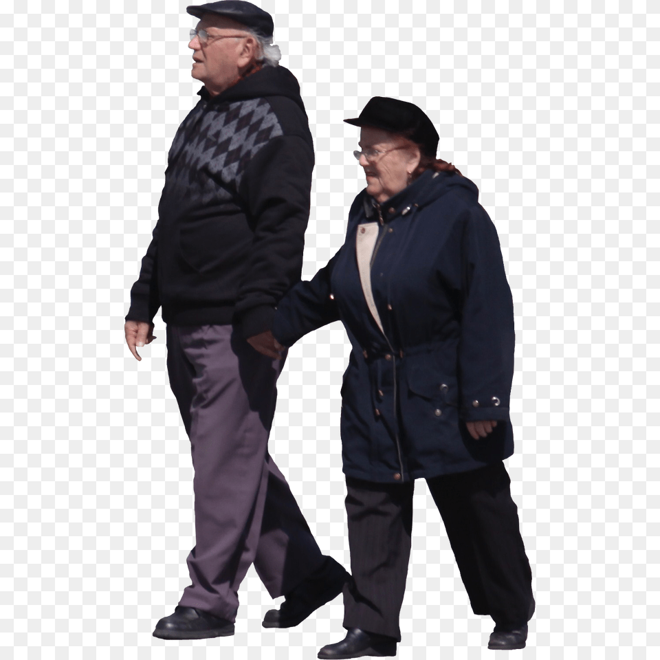 Old Person Image, Long Sleeve, Sleeve, Clothing, Coat Free Png