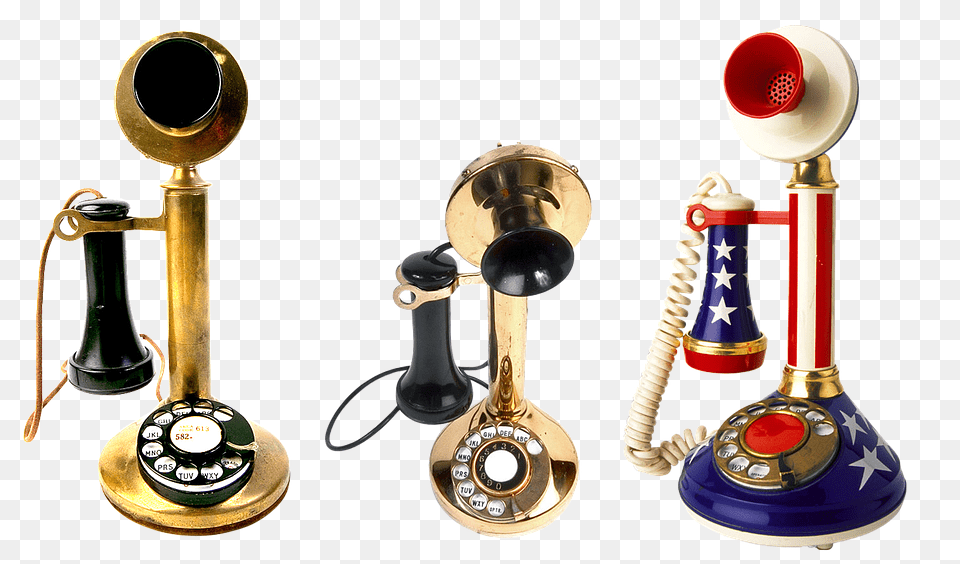 Old Phone Electronics, Smoke Pipe, Dial Telephone Free Png Download