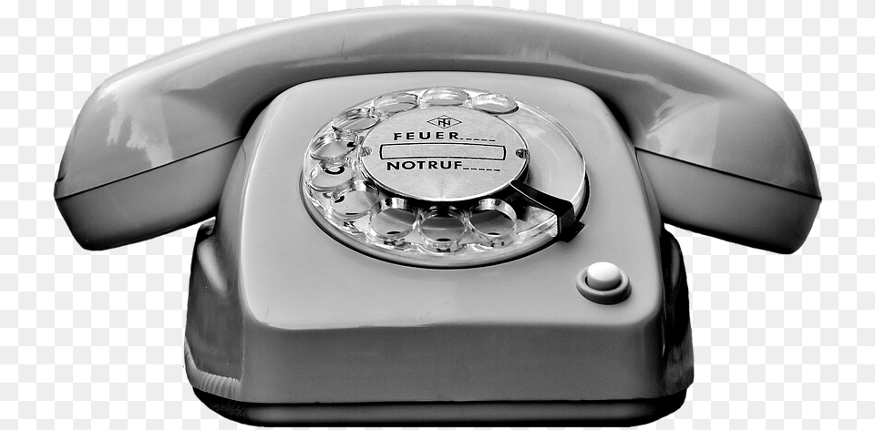 Old Phone 60s 70s Old Telephone Transparent Background, Electronics, Dial Telephone Free Png Download