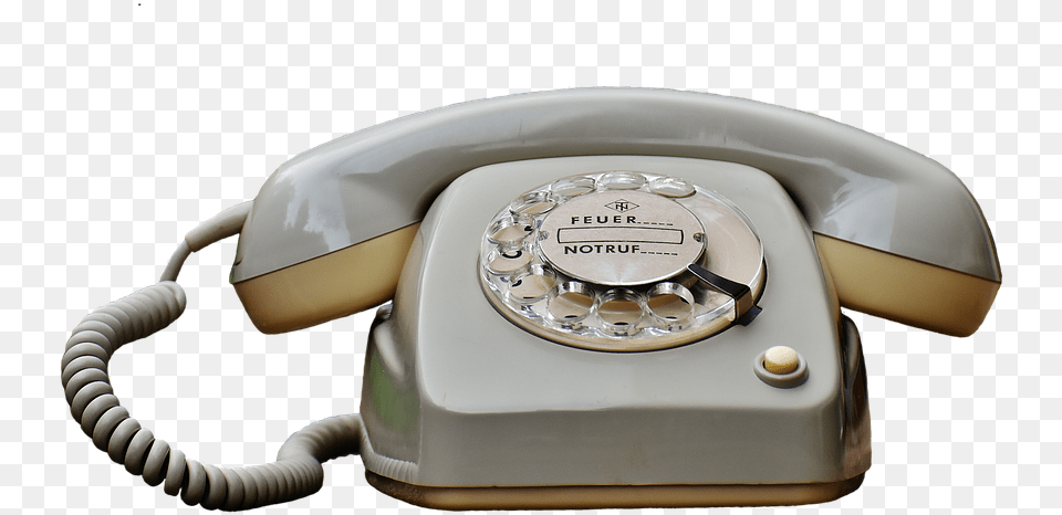 Old Phone 60s 70s Transparent Old Phones, Electronics, Dial Telephone Free Png
