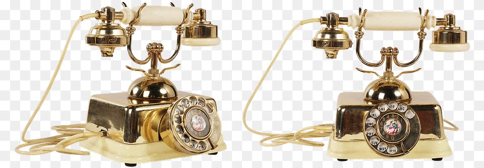 Old Phone Link Photo On Pixabay Old Transparent Telephones, Electronics, Dial Telephone, Bronze Free Png Download